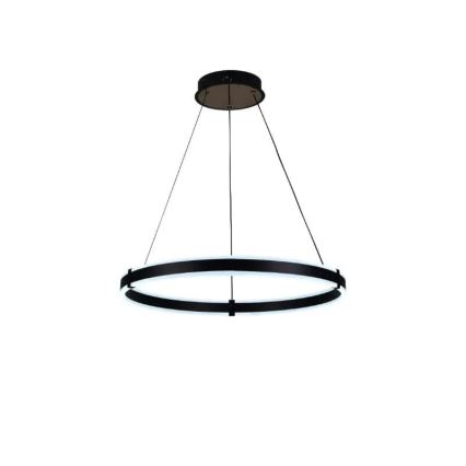 Brilagi - Dimmbare LED-Hängeleuchte an Schnur CIRCLE LED/85W/230V 3000-6500K schwarz + Fernbedienung