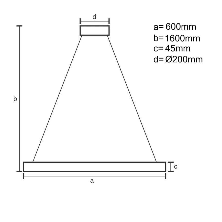 Brilagi - Dimmbare LED-Hängeleuchte an Schnur CIRCLE LED/85W/230V 3000-6500K schwarz + Fernbedienung