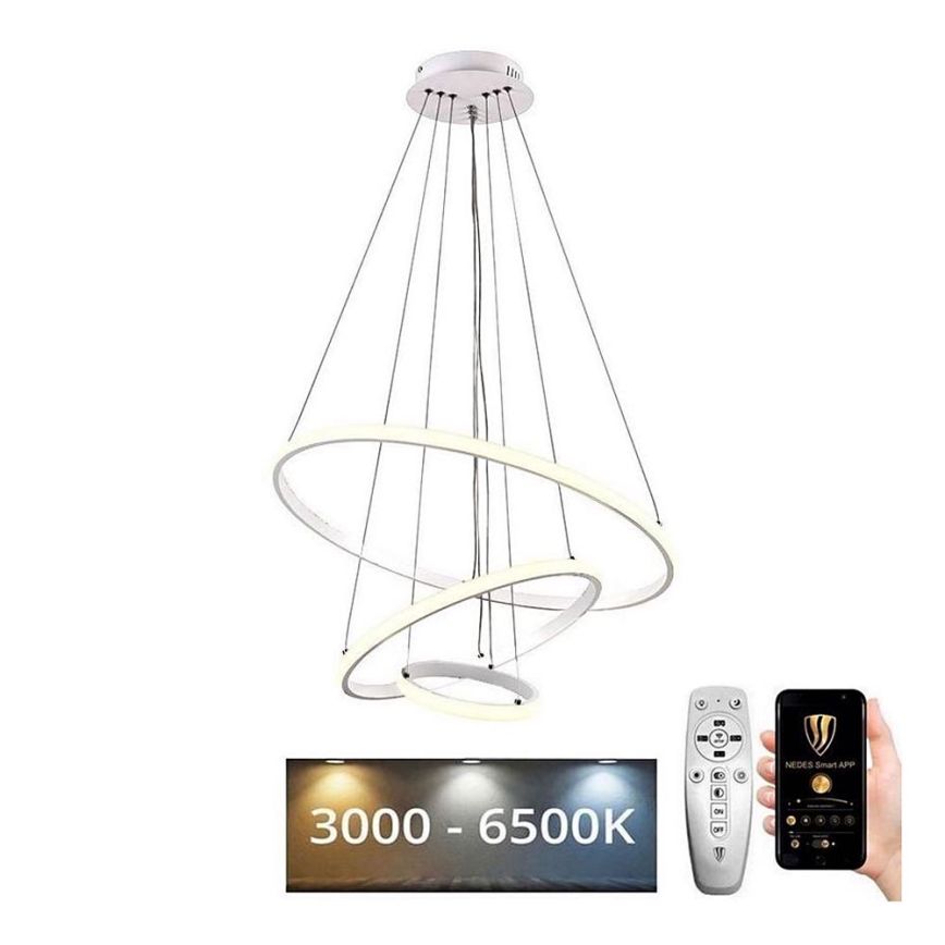 Brilagi - Dimmbare LED-Hängeleuchte an Schnur CIRCLE LED/90W/230V 3000-6500K + Fernbedienung