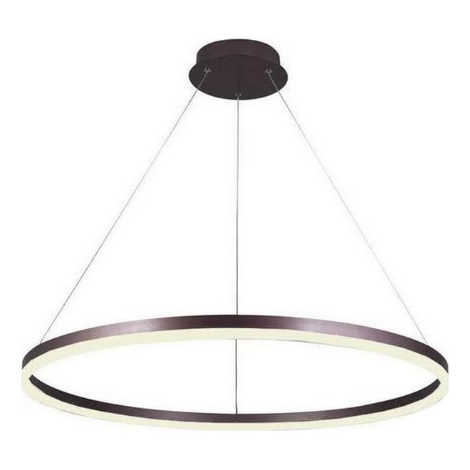 Brilagi - Dimmbare LED-Hängeleuchte CIRCLE LED/55W/230V 3000-6500K braun + Fernbedienung