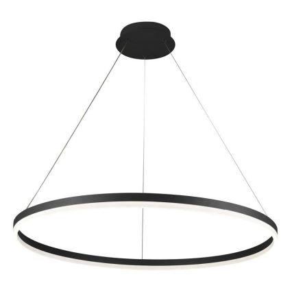 Brilagi - Dimmbare LED-Hängeleuchte CIRCLE LED/55W/230V 3000-6500K schwarz + Fernbedienung
