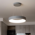 Brilagi - Dimmbare LED-Hängeleuchte FALCON an Kabel LED/80W/230V 3000-6500K Ø 60 cm grau + Fernbedienung
