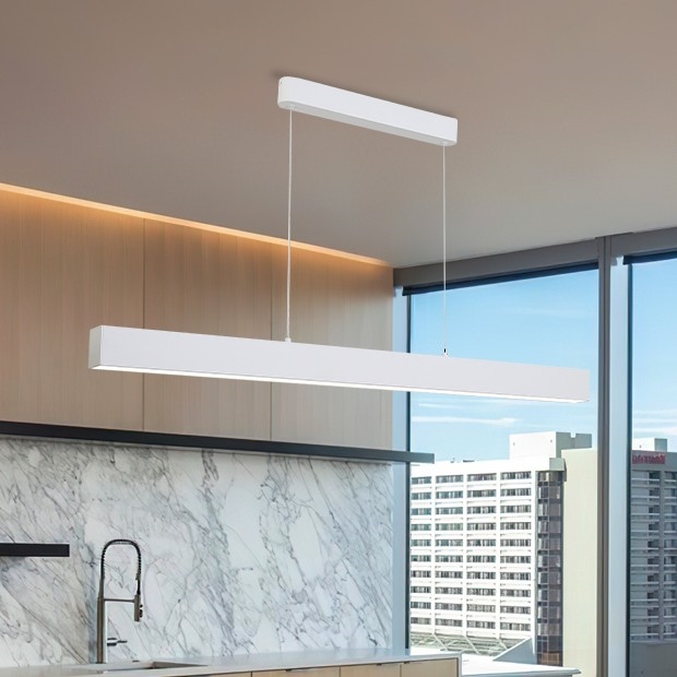 Brilagi - Dimmbare LED-Hängeleuchte SLEEKLINE SMART LED/40W/230V 3000-6000K Wi-Fi Tuya weiß + Fernbedienung