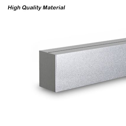 Brilagi - Dimmbare LED-Hängeleuchte SLEEKLINE SMART LED/40W/230V 3000-6000K Wi-Fi Tuya silbern + Fernbedienung