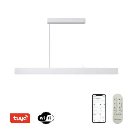 Brilagi - Dimmbare LED-Hängeleuchte SLEEKLINE SMART LED/40W/230V 3000-6000K Wi-Fi Tuya weiß + Fernbedienung