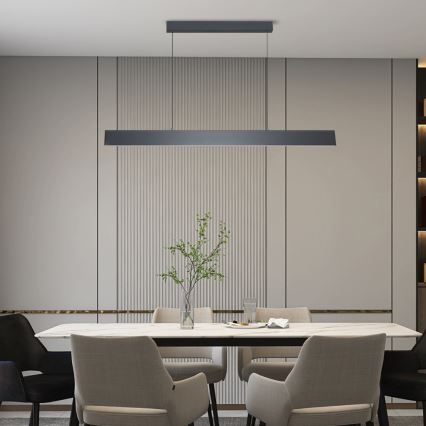 Brilagi - Dimmbare LED-Hängeleuchte SLIMLINE LED/40W/230V 3000-6000K anthrazit + Fernbedienung