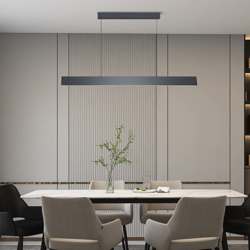 Brilagi - Dimmbare LED-Hängeleuchte SLIMLINE LED/40W/230V 3000-6000K anthrazit + Fernbedienung