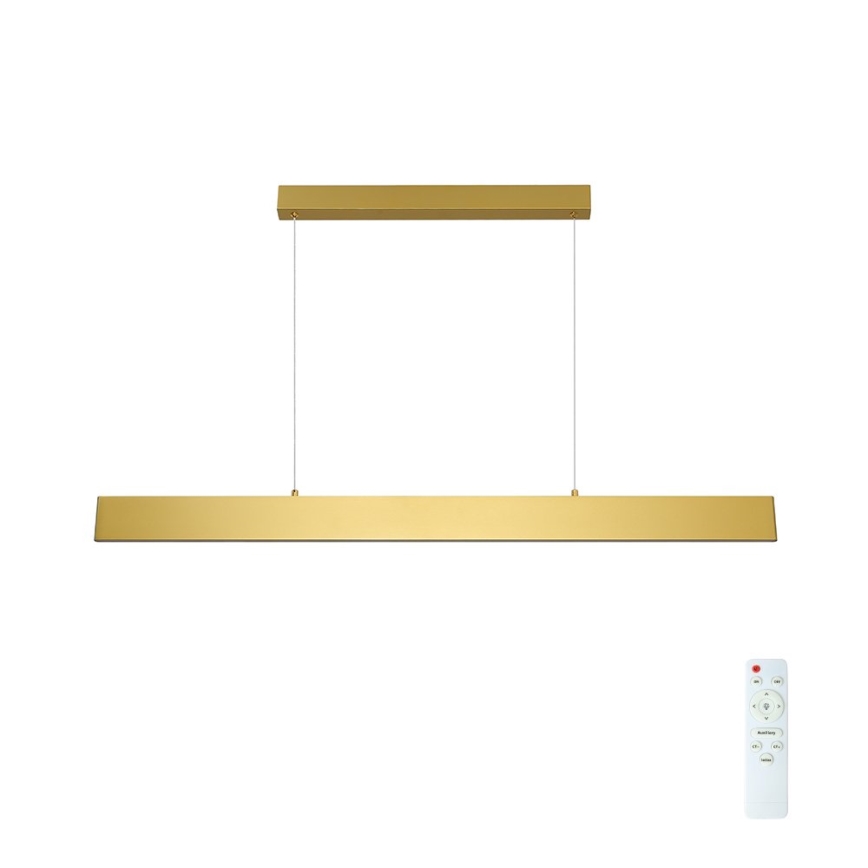 Brilagi - Dimmbare LED-Hängeleuchte SLIMLINE LED/40W/230V 3000-6000K golden + Fernbedienung