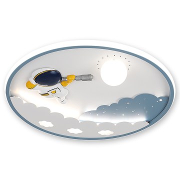 BRILAGI - Dimmbare LED-Kinder-Deckenleuchte ASTRO LED/43W/230V 3000-6000K Ø 49 cm + Fernbedienung