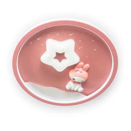 Brilagi - LED-dimmbare Kinder-Deckenleuchte BUNNY LED/83W/230V 3000-6000K Ø 49 cm + Fernbedienung