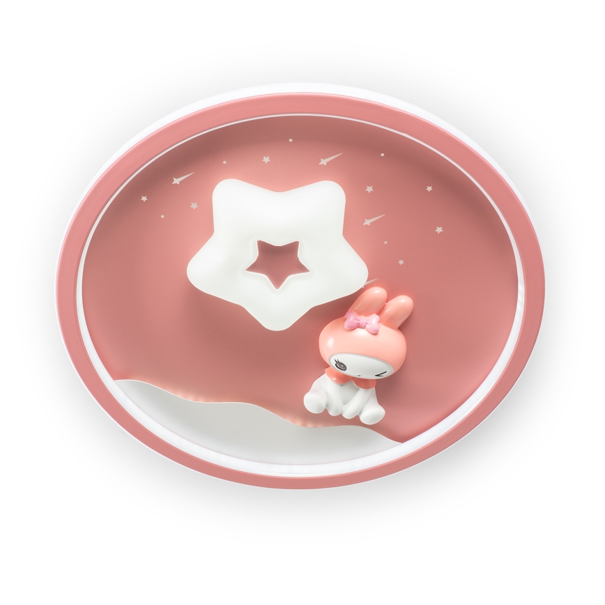 Brilagi - LED-dimmbare Kinder-Deckenleuchte BUNNY LED/83W/230V 3000-6000K Ø 49 cm + Fernbedienung