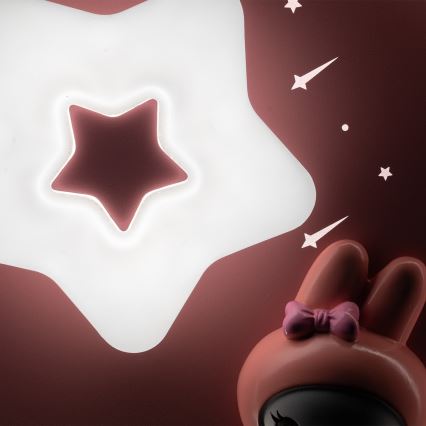 Brilagi - LED-dimmbare Kinder-Deckenleuchte BUNNY LED/83W/230V 3000-6000K Ø 49 cm + Fernbedienung