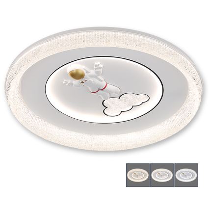 BRILAGI - Dimmbare LED-Kinder-Deckenleuchte ASTRO LED/68W/230V 3000-6000K Ø 50 cm + Fernbedienung