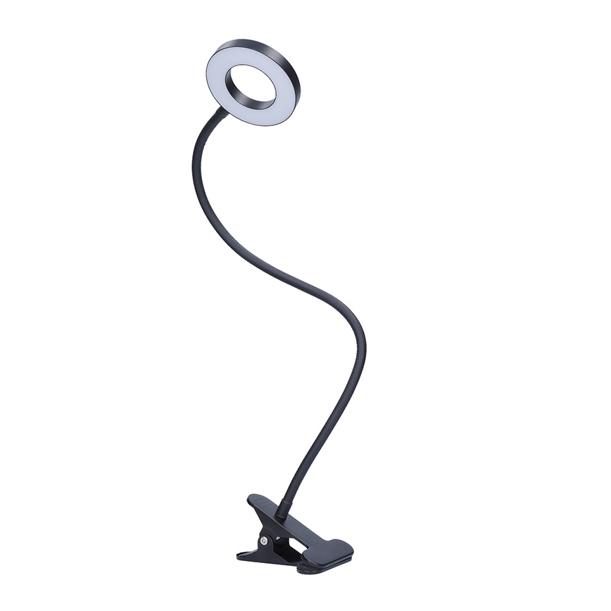 Brilagi - Dimmbare LED-Lampe mit Clip ORBELA LED/8W/5V 3000/4000/5000K schwarz
