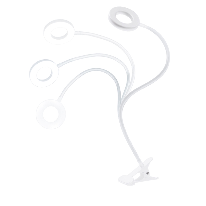 Brilagi - dimmbare LED-Lampe mit Clip ORBELA LED/8W/5V 3000/4000/5000K weiß