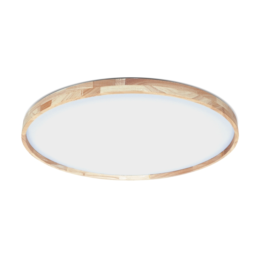 Brilagi - LED-dimmbare Deckenleuchte ALSON LED/72W/230V 3000-6500K Eiche, Durchmesser 78 cm + Fernbedienung