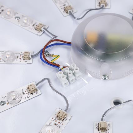 Brilagi - LED-dimmbare Deckenleuchte ALSON LED/72W/230V 3000-6500K Eiche, Durchmesser 78 cm + Fernbedienung