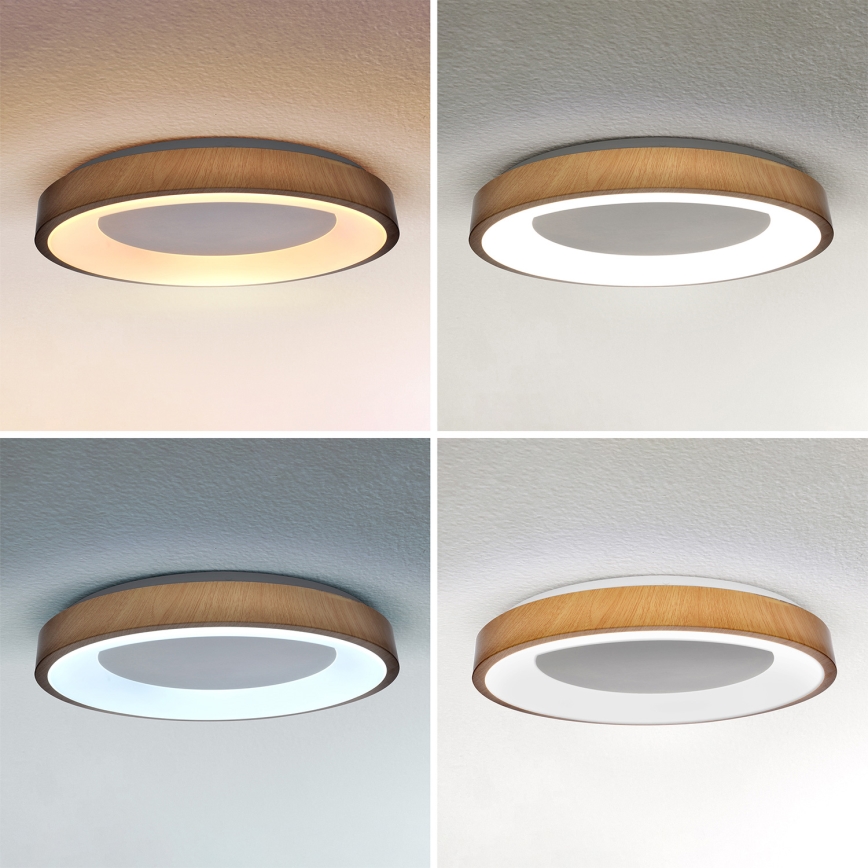 Brilagi - dimmbare LED-Deckenleuchte DORIA LED/60W/230V 3000-6500K Ø 60 cm + Fernbedienung