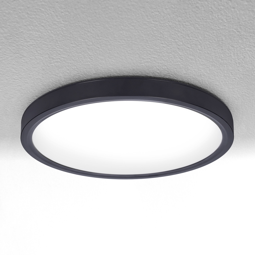 Brilagi - Dimmbare LED-Deckenleuchte ESTELA LED/48W/230V 3000-6500K ø 40 cm schwarz + Fernbedienung