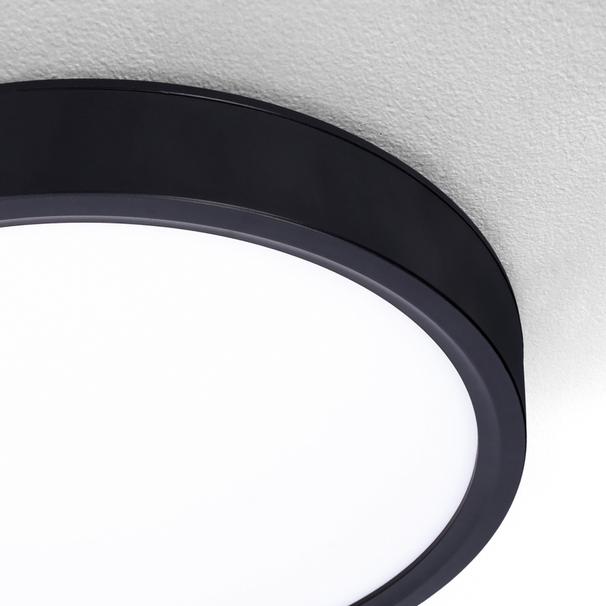 Brilagi - Dimmbare LED-Deckenleuchte ESTELA LED/48W/230V 3000-6500K ø 40 cm schwarz + Fernbedienung