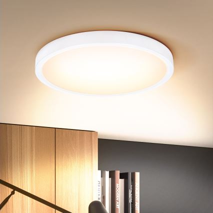 Brilagi - Dimmbare LED-Deckenleuchte ESTELA LED/48W/230V 3000-6500K ø 40 cm weiß + Fernbedienung
