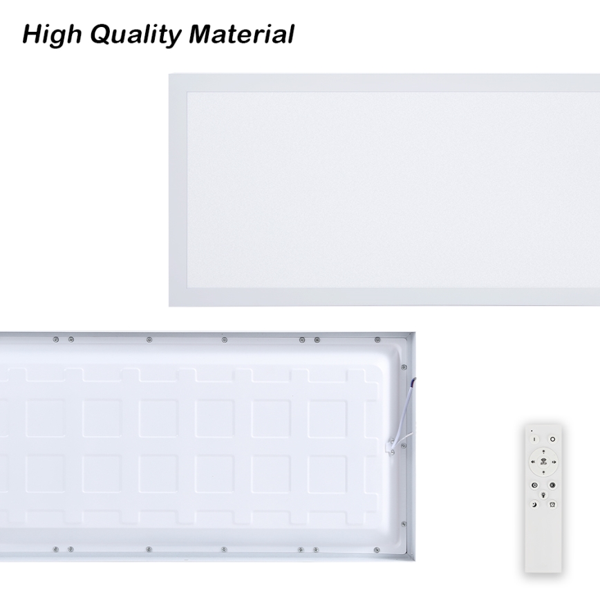 Brilagi - Dimmbare LED-Deckenleuchte für Badezimmer FRAME SMART LED/30W/230V 30x60 cm 3000-6000K IP44 weiß + Fernbedienung