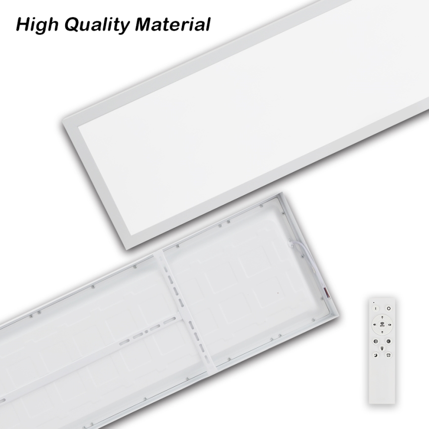 Brilagi - Dimmbare LED-Deckenleuchte für Badezimmer FRAME SMART LED/50W/230V 30x120 cm 3000-6000K IP44 weiß + Fernbedienung