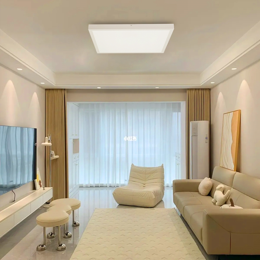 Brilagi - Dimmbare LED-Deckenleuchte für Badezimmer FRAME SMART LED/50W/230V 60x60 cm 3000-6000K IP44 weiß + Fernbedienung