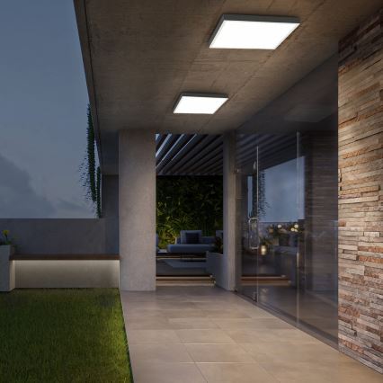 Brilagi - Dimmbare LED-Deckenleuchte für Badezimmer FRAME SMART LED/50W/230V 60x60 cm 3000-6000K IP44 weiß + Fernbedienung