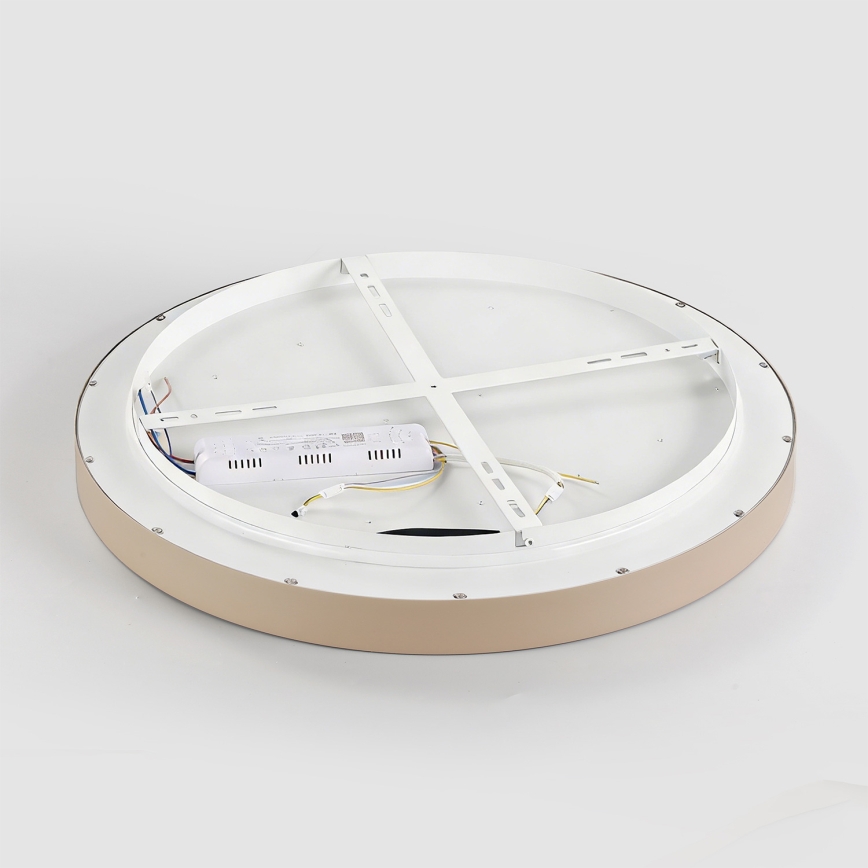 Brilagi - LED-dimmbare Deckenleuchte GLASS POOL DOUBLE LED/48W/230V 3000-6000K 40 cm beige + Fernbedienung