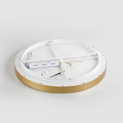 Brilagi - LED-dimmbare Deckenleuchte GLASS POOL DOUBLE LED/60W/230V 3000-6000K 50 cm gold + Fernbedienung