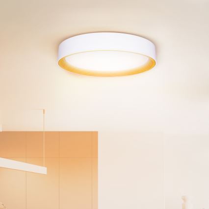 Brilagi - Dimmbare LED-Deckenleuchte LARIOS LED/48W/230V 3000-6500K ø 39 cm weiß + Fernbedienung