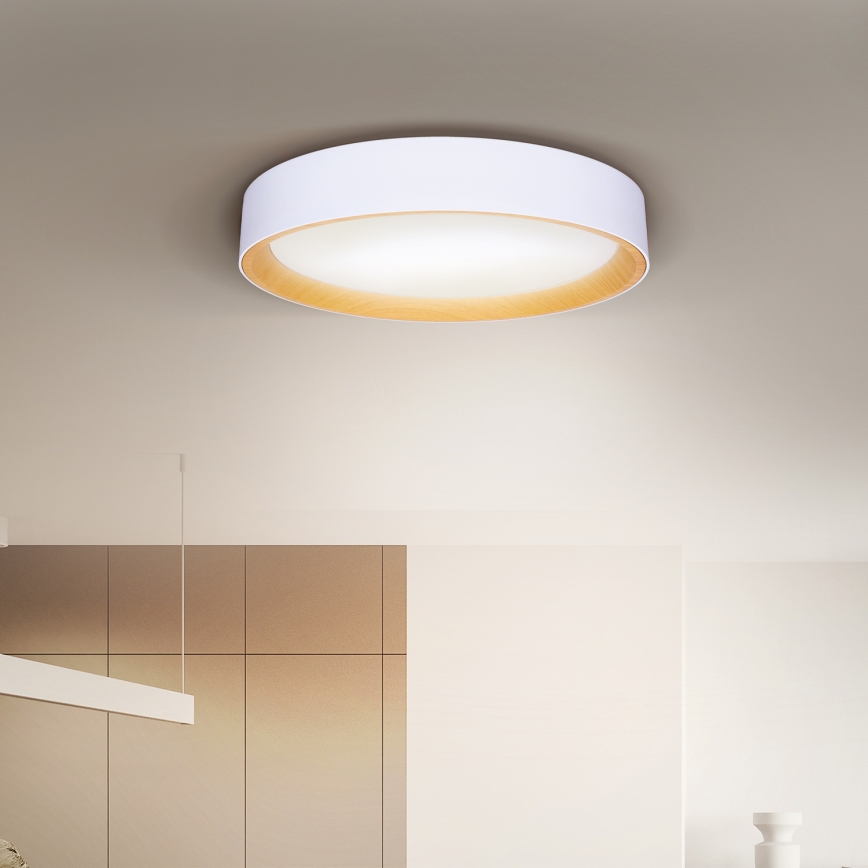 Brilagi - Dimmbare LED-Deckenleuchte LARIOS LED/48W/230V 3000-6500K ø 39 cm weiß + Fernbedienung