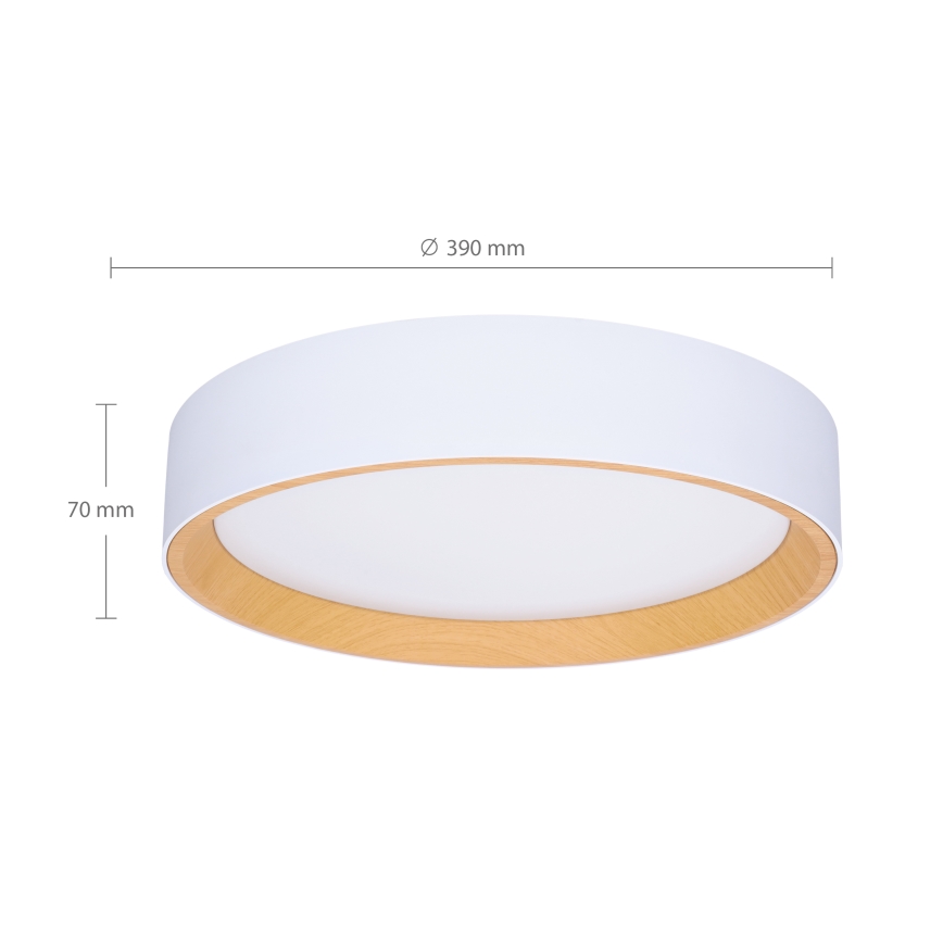 Brilagi - Dimmbare LED-Deckenleuchte LARIOS LED/48W/230V 3000-6500K ø 39 cm weiß + Fernbedienung