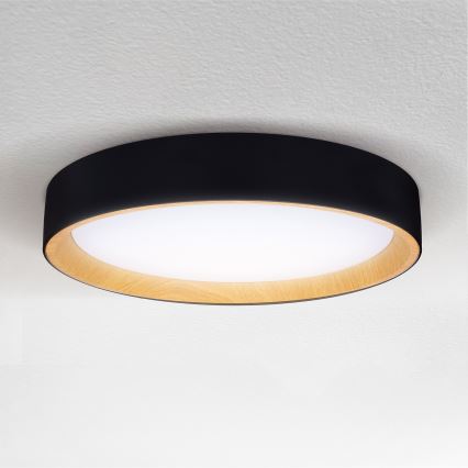 Brilagi - Dimmbare LED-Deckenleuchte LARIOS LED/60W/230V 3000-6500K ø 49 cm schwarz + Fernbedienung