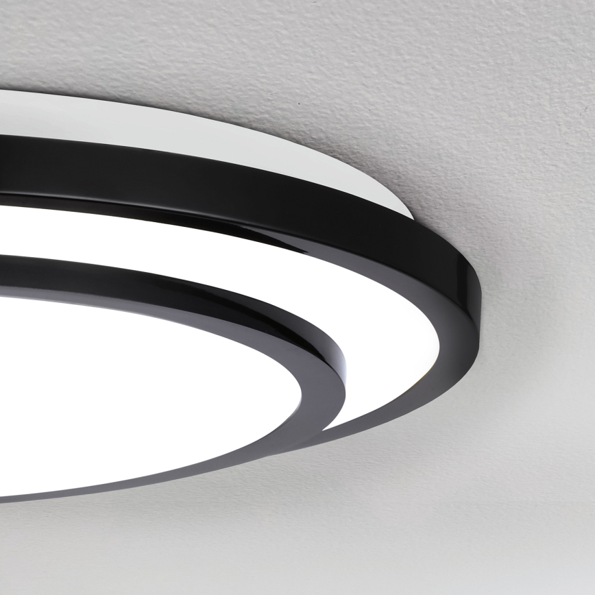 Brilagi - Dimmbare LED-Deckenleuchte LUCIANO LED/48W/230V 3000-6500K ø 39 cm schwarz + Fernbedienung
