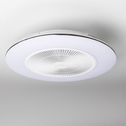 Brilagi - Dimmbare LED-Leuchte mit Ventilator AURA LED/38W/230V weiß + Fernbedienung