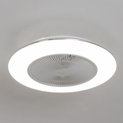 Brilagi - Dimmbare LED-Leuchte mit Ventilator AURA LED/38W/230V weiß + Fernbedienung