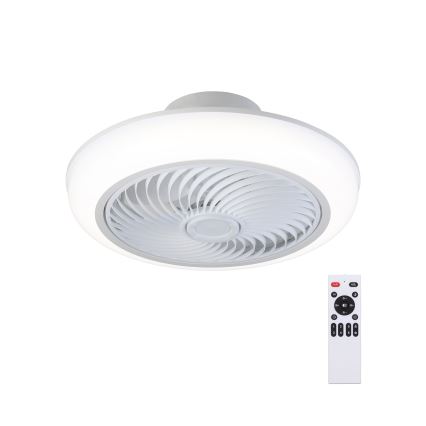 Brilagi - Dimmbare LED-Deckenleuchte mit Ventilator LED/30W/230V 3000-6500K weiß + Fernbedienung