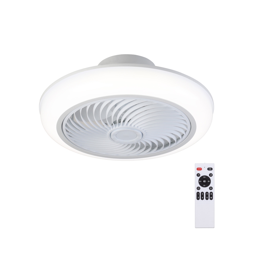 Brilagi - Dimmbare LED-Deckenleuchte mit Ventilator LED/30W/230V 3000-6500K weiß + Fernbedienung