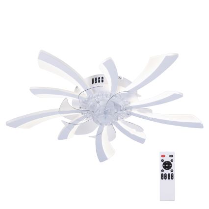 Brilagi - Dimmbare LED-Deckenleuchte mit Ventilator LED/50W/230V 3000-6500K weiß + Fernbedienung