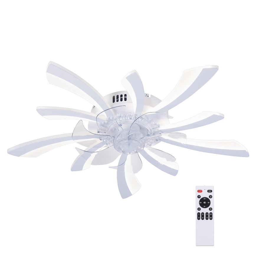 Brilagi - Dimmbare LED-Deckenleuchte mit Ventilator LED/50W/230V 3000-6500K weiß + Fernbedienung
