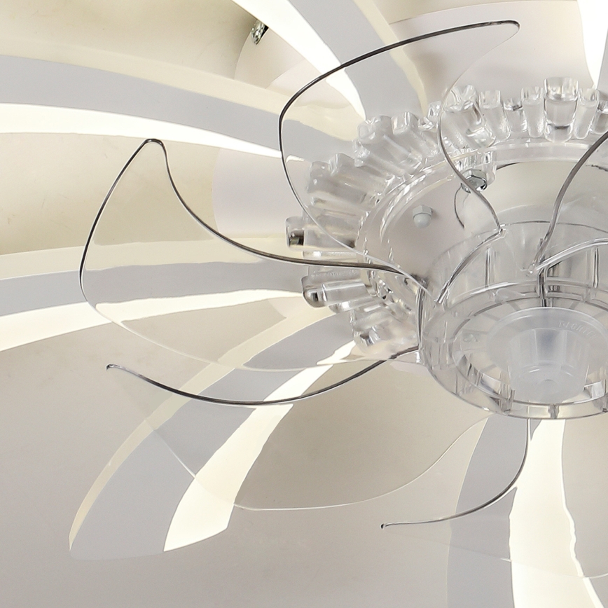 Brilagi - Dimmbare LED-Deckenleuchte mit Ventilator LED/50W/230V 3000-6500K weiß + Fernbedienung