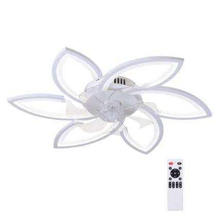 Brilagi - Dimmbare LED-Deckenleuchte mit Ventilator LED/50W/230V 3000-6500K weiß + Fernbedienung