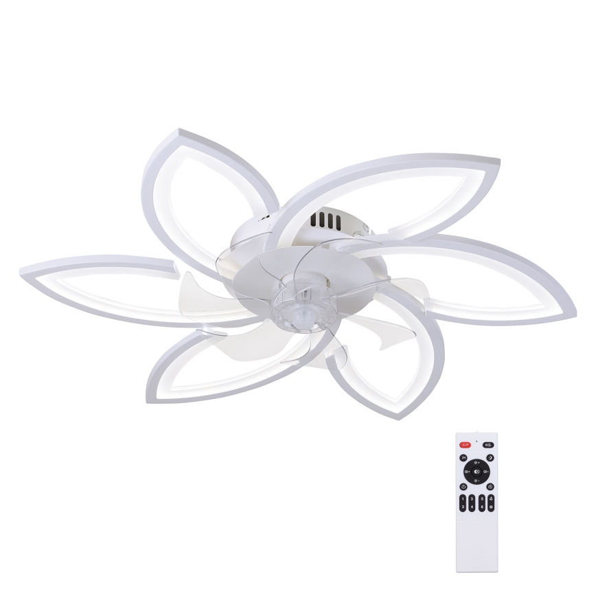 Brilagi - Dimmbare LED-Deckenleuchte mit Ventilator LED/50W/230V 3000-6500K weiß + Fernbedienung