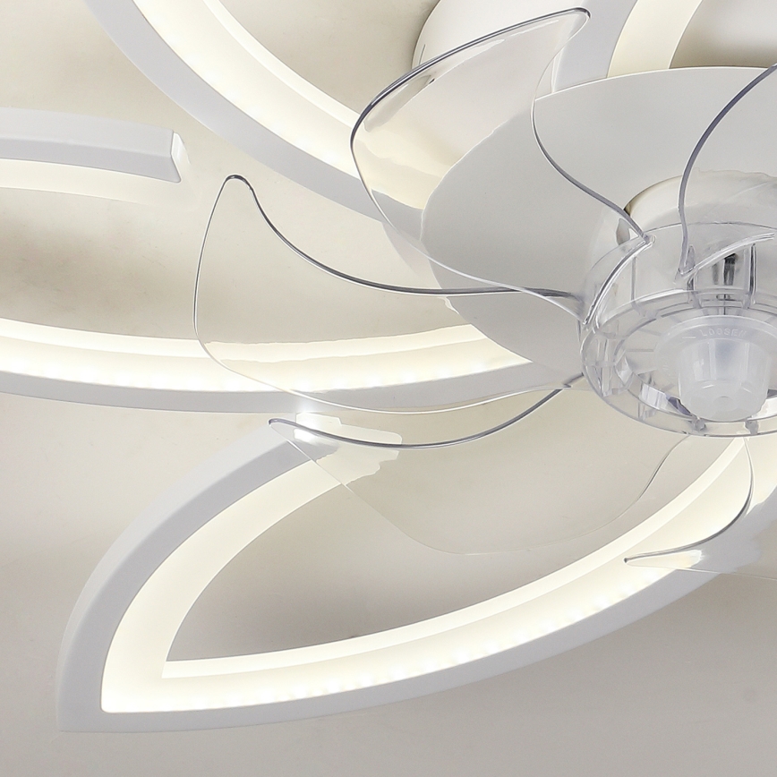 Brilagi - Dimmbare LED-Deckenleuchte mit Ventilator LED/50W/230V 3000-6500K weiß + Fernbedienung