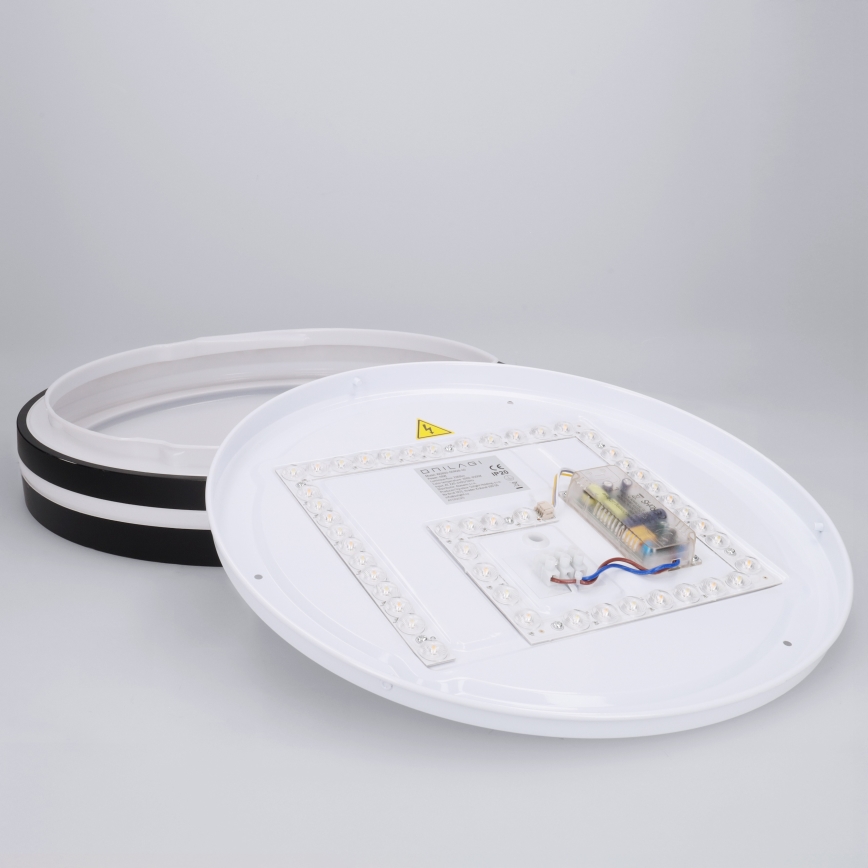 Brilagi - LED Dimmbare Deckenleuchte NAOMI LED/48W/230V 3000-6500K Ø 39 cm schwarz + Fernbedienung
