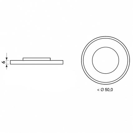 Brilagi - LED-dimmbare Deckenleuchte ORELIS LED/80 W/230 V 3000–6000 K Ø 50 cm inkl. Fernbedienung