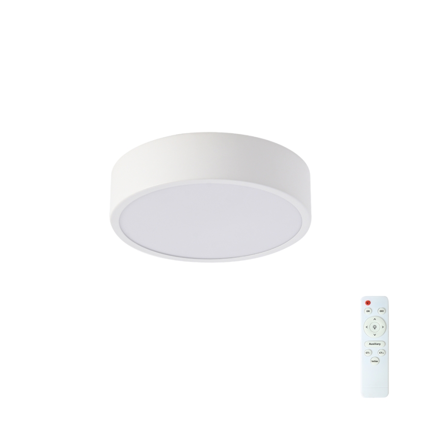 Brilagi - POOL dimmbare LED-Deckenleuchte LED/18W/230V 3000-6000K 20 cm bílá + Fernbedienung