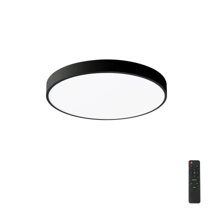 Brilagi - dimmbare LED-Deckenleuchte POOL LED/60W/230V 3000-6000K Ø 60 cm schwarz + Fernbedienung